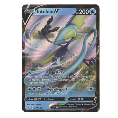 Pokémon Inteleon V SWSH016 Holo Galar Tin Promo