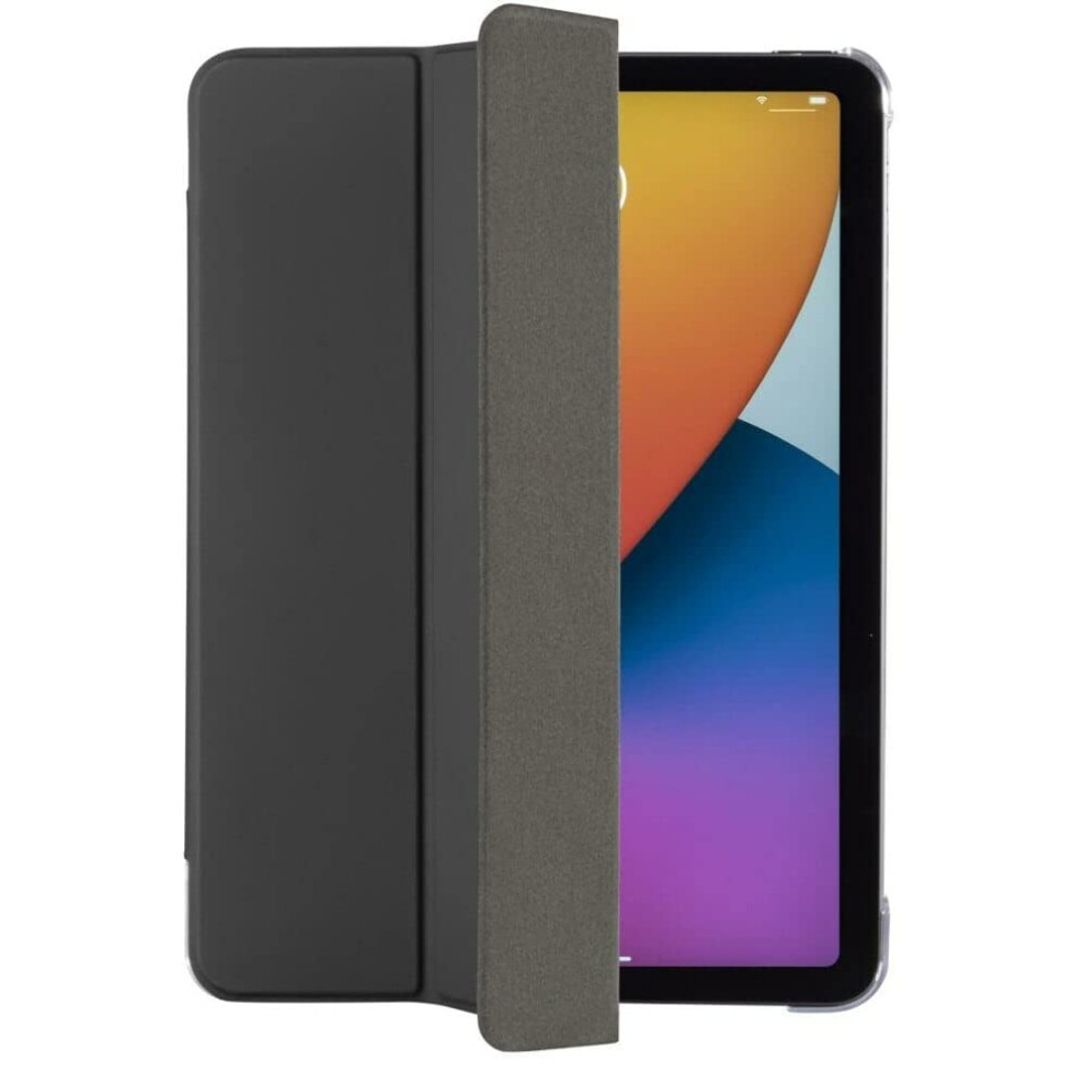 Hama 216468 Ipad Pro 2020/2021 12.9 Inch Flip Case For Apple Tablet, Protective Case With Stand Function, Transparent Back, Magnetic Cover, Black