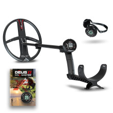 XP Metal Detectors Deus II 13x11" WS6 Master - Weatherproof and Multi Frequency, Ideal for Treasure and relic Hunting, WS6 Wireless Headphones and