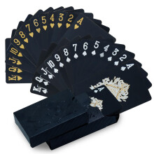 CCLIFE Poker Cards 2 Decks Plastic Waterproof Novelty Playing Cards