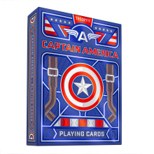 theory11 Captain America Playing Cards, Premium Cards, Poker Size Standard Index, Luxury Cards