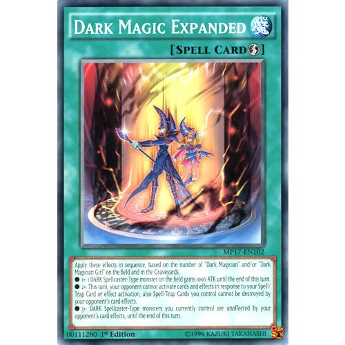 Yu-Gi-Oh! YuGiOh MP17-EN102 1st Ed Dark Magic Expanded Common Card - ( 2017 Mega-Tin Mega Pack Single Card )