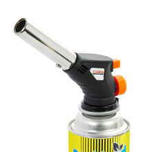 Taylor & Brown Multi-Purpose Blow Torch Butane Gas Kit Auto Ignition Camping Welding BBQ Fire Starting Piezo Anti Flare System Portable Handheld Weed