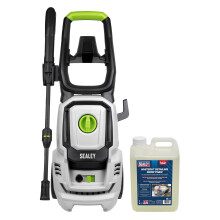 Sealey Pressure Washer 130bar 420L/hr with Snow Foam & Snow Foam Gun with Detailing Foam - PW1860COMBO