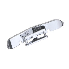 OTOTEC Narrow Zipper Presser Foot 4125657-45 Compatible with Husqvarna Viking Group 1-8 and D Models Metal Narrow Zipper Feet Silver