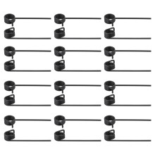 VGOL 12 Pairs Fan Strong Spring Fan Drum Left Right Springs Fan Roller Strong Spring Compatible with AL-KO 38 E 38 P 32 VLE 38 VLB 38 VLE Black