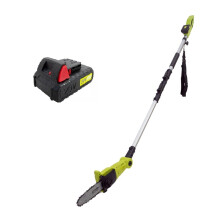 Garden Gear Cordless Telescopic Pole Chainsaw 2 x 20V Lithium-ion Batteries 1 x Charger, 30? Adjustable Head 3m Extendable Reach 3.8kg Weight