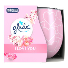 Glade Scented Candle with Decorative Foil I Love You
