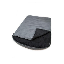 Outdoor Revolution Sun Star Double 300 Sleeping Bag, Grey Pebble, Polyester, 215x150cm, 3 Season, Double Layer Fill, Square Shape