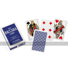 Dal Negro Baccarat Playing Cards (No indexes, Blue back) - 1 Deck