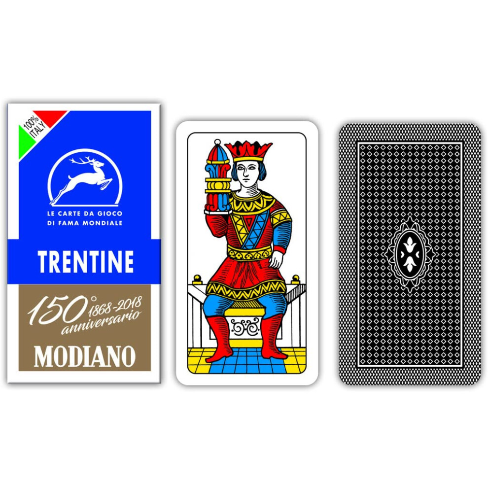 Photos - Board Game Modiano Trentine regional playing cards 150th anniversary 300073