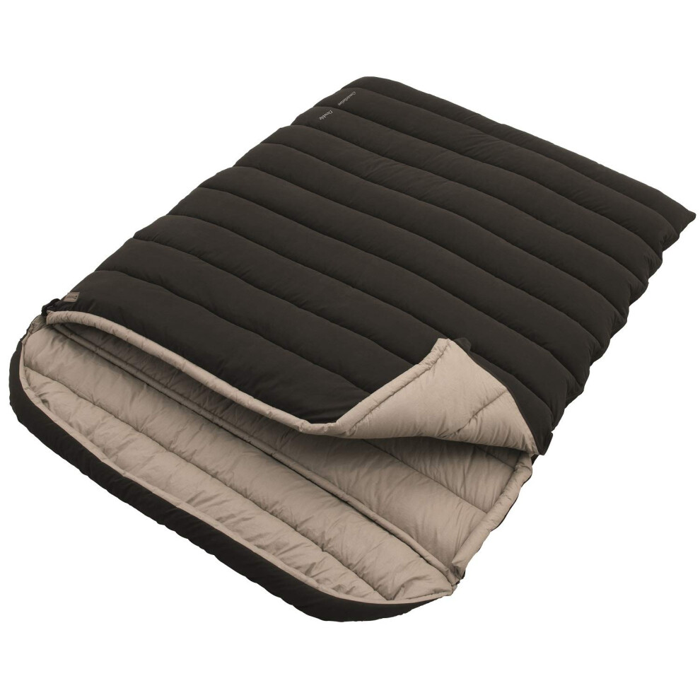 Outwell Constellation Lux Double Sleeping Bag, 230 X 160 Cm, Brown