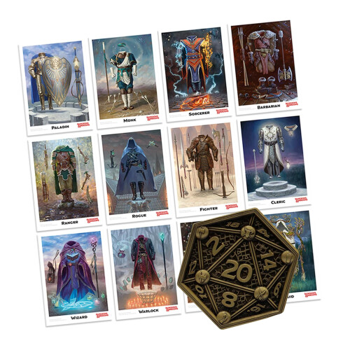 D&D 5E Class Coin Set of 12