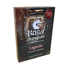 Bag of Dungeon: Legends Character Expansion Pack - Use with Any BOD Game - Includes Wizard, Halfling, Minotaur and Warrior, New Destiny and Encounter