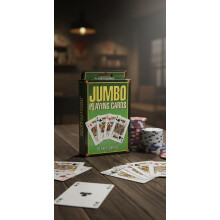 ORCHIDS Jumbo Large Playing Cards Deck for 52 Game, Family Party, Poker Nights, Indoor, Outdoor, Garden, BBQ and Xmas- Plastic Coated Giant Card