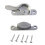 Strong Fitch Sash Fastener 65mm Satin Chrome with fixings 1