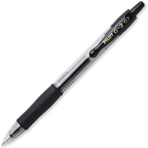 Pilot Pilot G2 Rollerball Pen 0.7mm Pack of 3 Black, Blue, Red 1