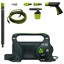 AVA GO P55 Pressure Washer L, 140 Bar (max), 450 l/h, 2000 W, 10m Steel-Reinforced Pressure Hose, Zoom Lance, Premium Foam Cannon, Zero Force Gun -
