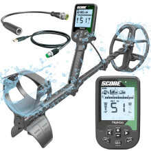 NOKTA DETECTION TECHNOLOGIES Nokta Score Metal Detector for Adults - Fully Waterproof, Rechargeable, Multi-Frequency, Easy-to-Use Detectors for