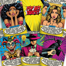 Pop Art Tarot Deck ? 78 Tarot Cards with Meanings on Them ? Magnetic Gift Box ? 400 GSM Thick Cardstock ? Easy Shuffle ? Beginner Guidebook Included ?