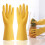 Thin Waterproof Latex Gloves S 9-10cm Width x31cm 3