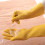 Thin Waterproof Latex Gloves S 9-10cm Width x31cm 6