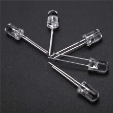 300 Pcs 5mm Warm White LED Luces de Diodo 3V 20ma Bombilla LÁMparas Componentes ElectrÓNicos Diodos Emisores de Luz