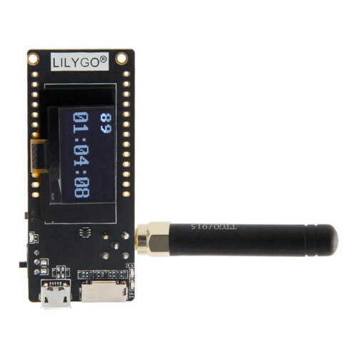 3X LILYGO Placa de Desenvolvimento LoRa32 V2.1 ESP32 com WiFi, , Display OLED de 0,96 Polegadas, Módulo Sem Fio LoRa32 V2.1 de 868 MHz 2