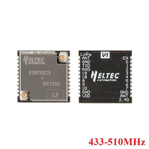 2X H ELTEC AUTOMATION HT-CT62 ESP32C3 SX1262 LoRa Node Module  LoRa LoRaWAN Node WiFi Module 433-510MHz 1