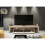 TV Unit Nova 200cm - Oak & White Gloss Doors 6