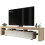 TV Unit Nova 200cm - Oak & White Gloss Doors 8