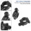 Bicycle Rearview Mirror Bracket Adapter Electric Scooter Rearview Mirror Mount E-Scooter Accessories 10MM 7