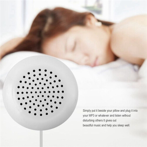 6X  White 3 5mm Pillow Speaker for   CD Radio MP3 Player GL 1
