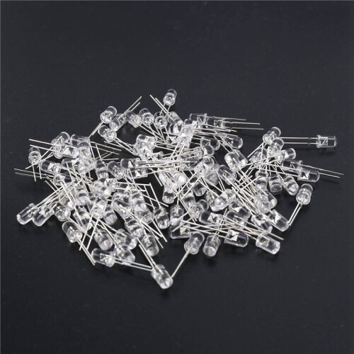 2000Pcs/Lot 5Mm Round  Uv Led Diode Super Bright Water Clear Led Light Lamp  Color 2