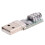 2X pour VBand Morse USB Key Trainer pour Vband Mobile Phone Computer Connector Morse Code Trainer Telegraph Trainer 4