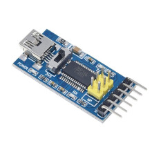 2X FT232RL Module FTDI USB Vers TTL 5V 3.3V Câble de TéLéChargement Du DéBogueur Vers le Module Adaptateur SéRie pour , FT232RL Bleu