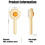 Pet Comb, Grooming Brush with Release Button, Pet Massage Brushes, Self Cleaning Slicker Comb (Yellow) 5