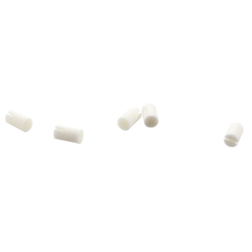 5pcs Real Bone Banjo 5th String Nut 5th String Guide Nut for Banjo Neck Replacement Accessory 5x3mm 1