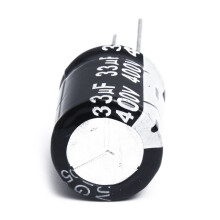 30pcs Capacitor Electrolytic Aluminum 33UF 400V Black