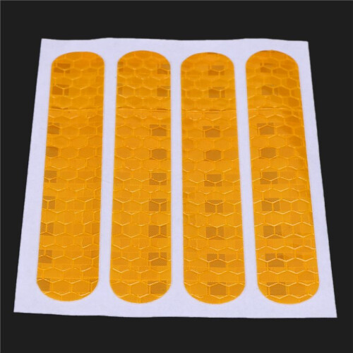 Front Rear Wheel Cover Protective Shell Reflective Sticker for  Max G30 Scooter Accessories 32PCS, Yellow 1
