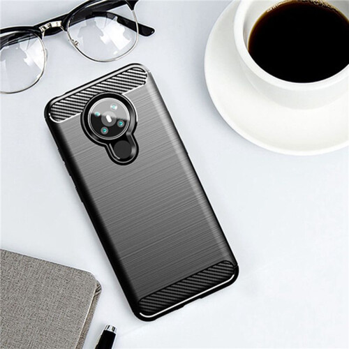 2X Suitable for  5.3 Case Anti-Fall Protective Shell Brushed Shell Protective Soft Shell TPU Phone Case Black