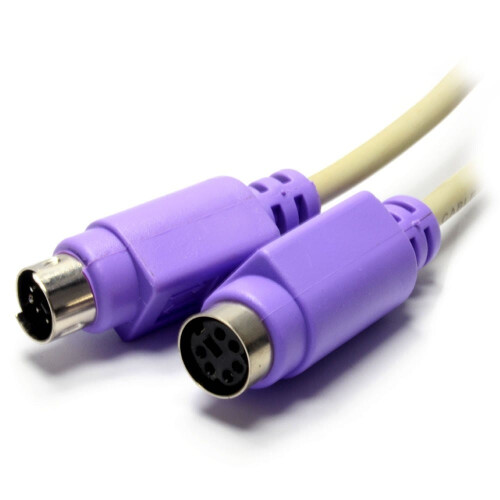 kenable PS2 Keyboard Extension Cable 6 pin Plug to Female Socket 3m 1