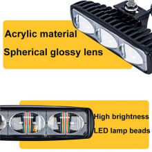 Heldere LED-Veiligheidssignaallamp voor Heftrucks 12-100V Waarschuwingslamp voor Werkgebied Supergeconcentreerde LED-Lamp