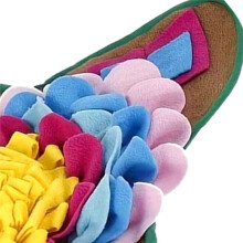Dog Olfactory Carpet Mat Nose Smell Training Pad Dog Puzzle Slow Feeding Bowl Food Dispenser Carpet Washable Dog Toys