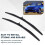 Car Wiper Front Wiper Blade 22In+22In for - SLK Class R170 1996-2004 Hook Windshield Windscreen Front Window 3
