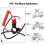3X Emergency Stop  Tether Lanyard Emergency Kill Stop Engine  Push Button for ATV Motorcycle Boat 5