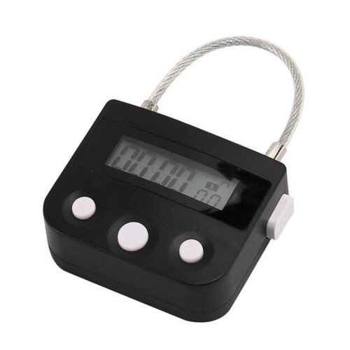 4X  Lock Electronic Timer Lock Household Temporary Lock  Lock Electronic Lock Countdown 2