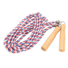 Lange Springseil für Kinder & Erwachsene, 5 m/16,4 ft, Holzgriffe, Outdoor-Sport