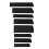 8-Piece Knife  Guard Set Black Universal ABS Plastic Sheath Non-Toxic  Lining Chef Kitchen Tools 5