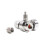 2X Akvarium CO2-Regulator 2000psi Tryckmätare för 6 mm Sugrör 3/8-24UNF 3